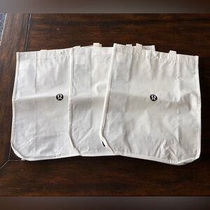 Bundle of Lululemon Reusable Tote Bags